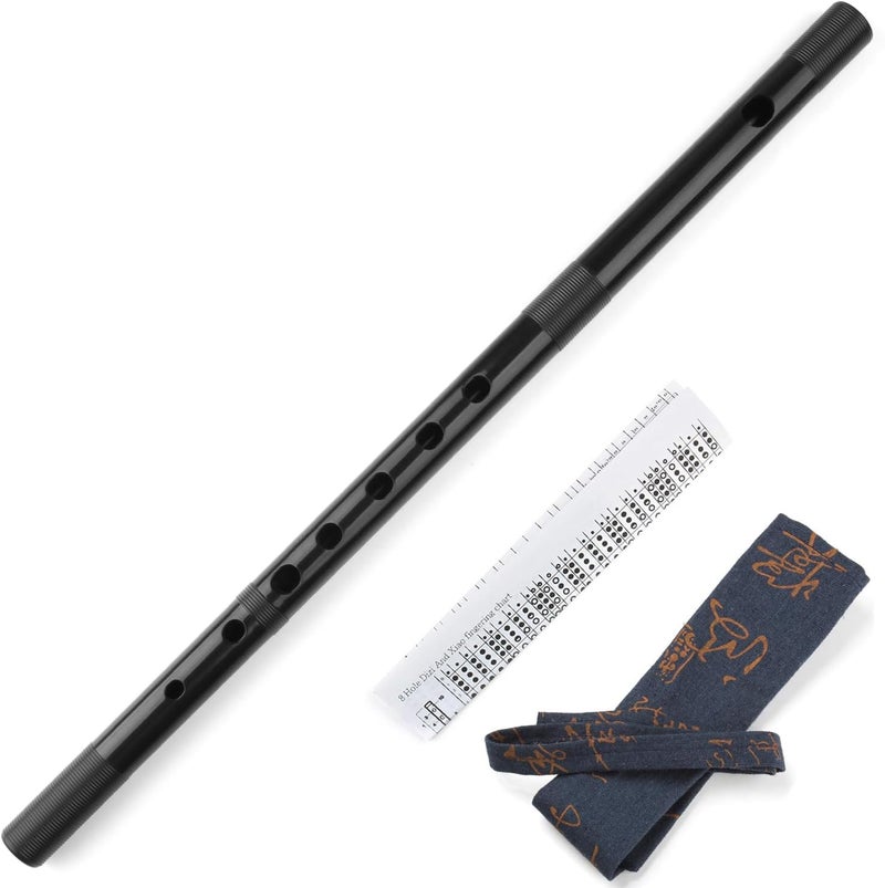 Sutla Plastic Japanese Shinobue Flute Black 7 Hon Musical Instrument - Image 1
